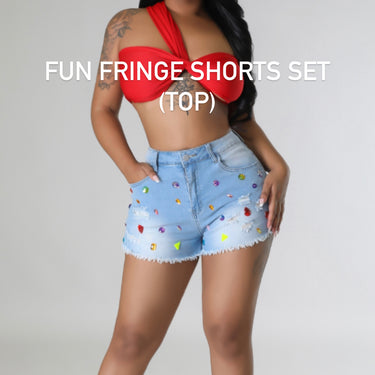 Gem Denim Shorts